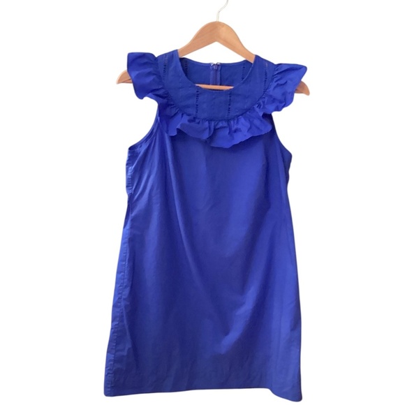 J. Crew Dresses & Skirts - J. Crew Cotton Dress, Royal Blue, Size 8